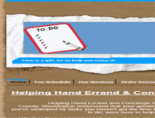 Tablet Screenshot of helpinghandseattle.com